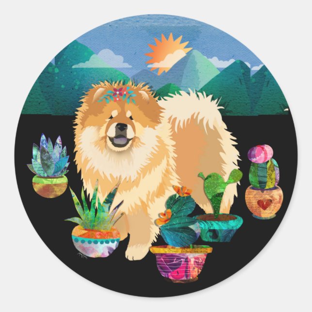 GARDENS MAKE ME SMILE - Round Sticker (Front)