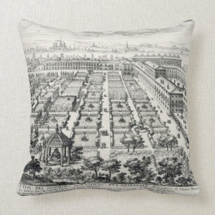 Gardens of the Quirinale, from 'Li Giardini di Rom Cushion