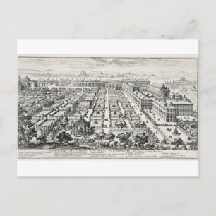 Gardens of the Quirinale, from 'Li Giardini di Rom Postcard