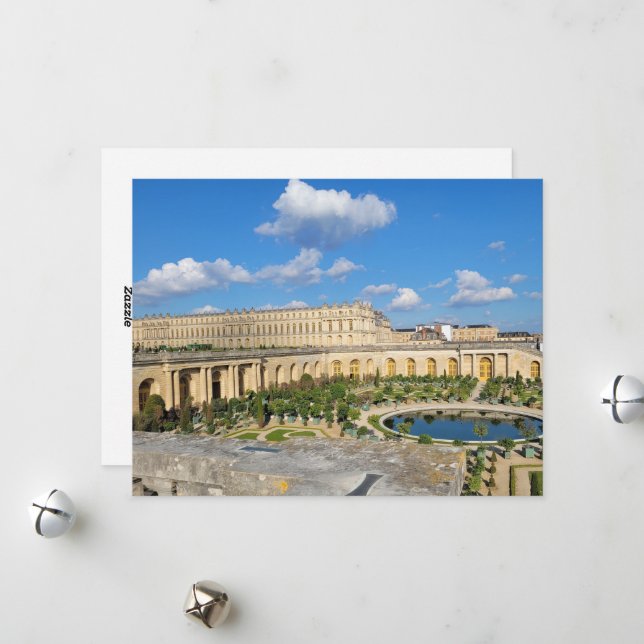 Gardens of Versailles Photo Greetings Card (Front/Back In Situ)