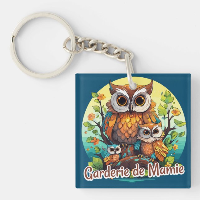 Garderie de Mamie Key Ring (Front)