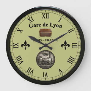 Gare de Lyon ~ Paris France ~ Upright Piano ~  Large Clock