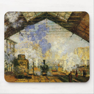 Gare Saint-Lazare Mouse Pad