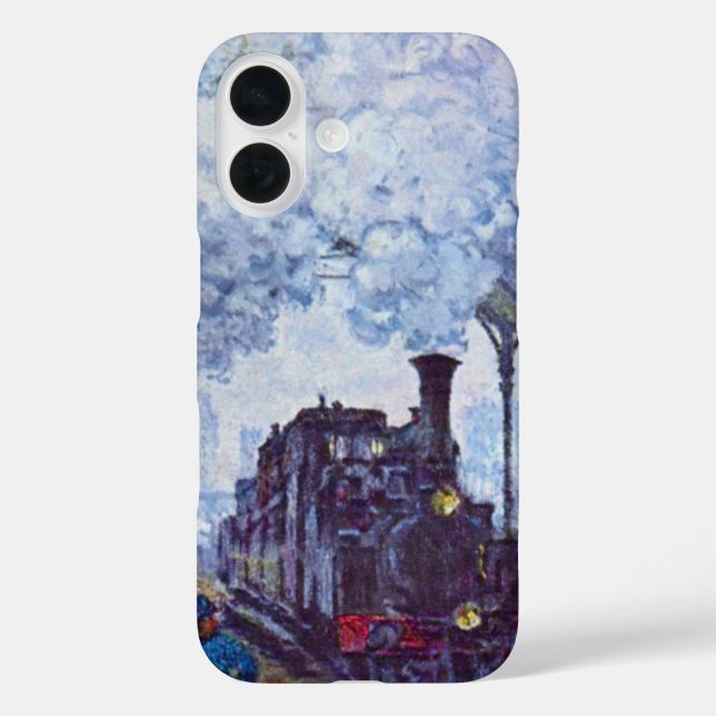 Gare Saint-Lazare Train Station by Claude Monet Case-Mate iPhone Case (Back)