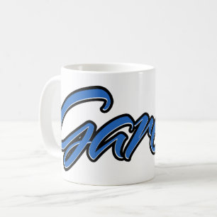 Gareth First name name blue Tasse Kaffeetasse Coffee Mug