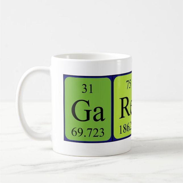 Gareth periodic table name mug (Left)