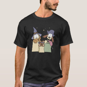 Garfield Halloween Friends Ready For Trick Or Trea T-Shirt