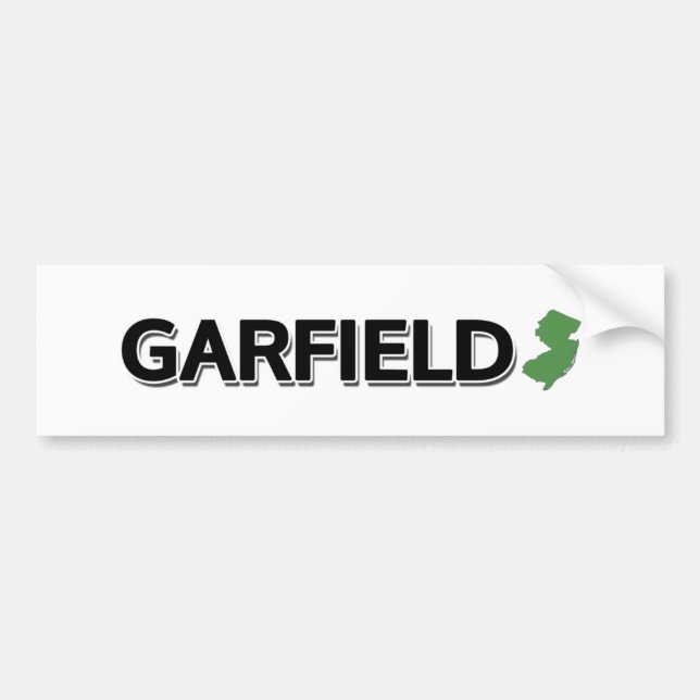 Garfield, New Jersey Bumper Sticker (Front)