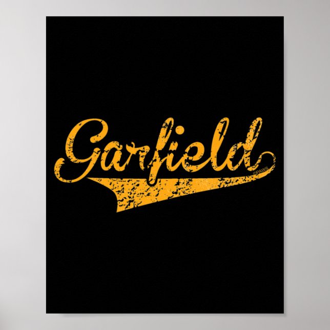 Garfield Sports Logo   Poster (Front)
