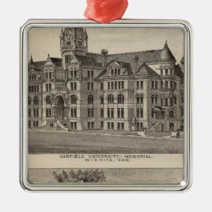Garfield University, Kansas Metal Tree Decoration