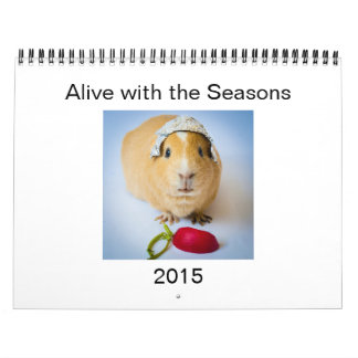 Garfunkel, the guinea pig, 2015 Wall Calendar. Calendar