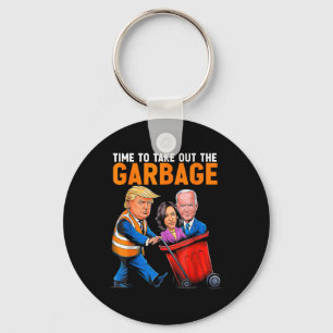 Garge For Trump 2024 Funny Time To Take Out Garge  Key Ring