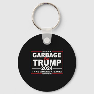 Garge For Trump 2024 Funny Trump Supporter 2 Key Ring