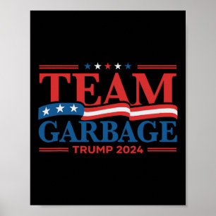 Garge For Trump 2024 Usa Flag Vintage Poster