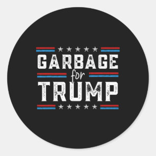 Garge For Trump 2024 We Are Not Garge Vote Trump 1 Classic Round Sticker