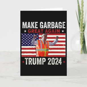 Garge For Trump Make American Garge Great Again 2 Card
