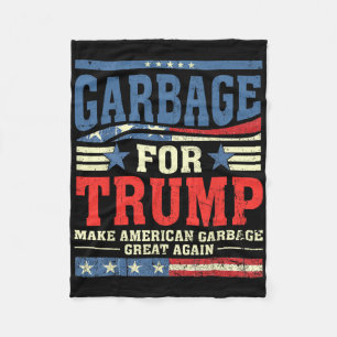 Garge For Trump Make American Garge Great Again 3 Fleece Blanket
