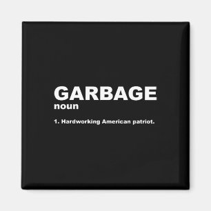 Garge Noun Hardworking American Trump 2024 Support Magnet