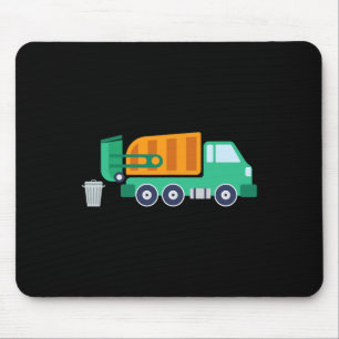 Garge Truck Recycle Waste Trash Collector Earth Da Mouse Pad
