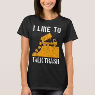Garge Truck Waste Recycle Trash Collector Earth Da T-Shirt