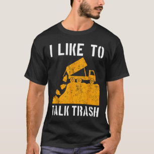 Garge Truck Waste Recycle Trash Collector Earth Da T-Shirt