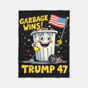 Garge Wins Trump 47 Team Garge For Trump 2024 Elec Fleece Blanket