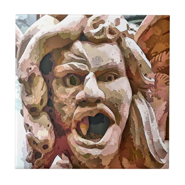 GARGOYLE CERAMIC TILE (Front)