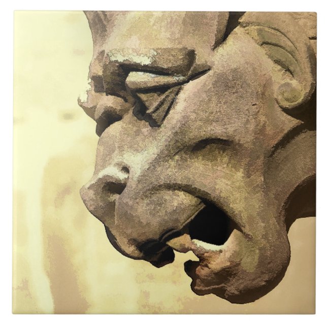 GARGOYLE CERAMIC TILE (Front)