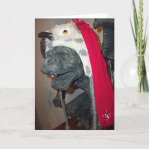 Gargoyle Christmas Card