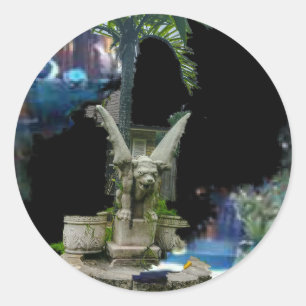 Gargoyle Classic Round Sticker