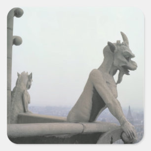 Gargoyle from the balustrade of the Grande Square Sticker