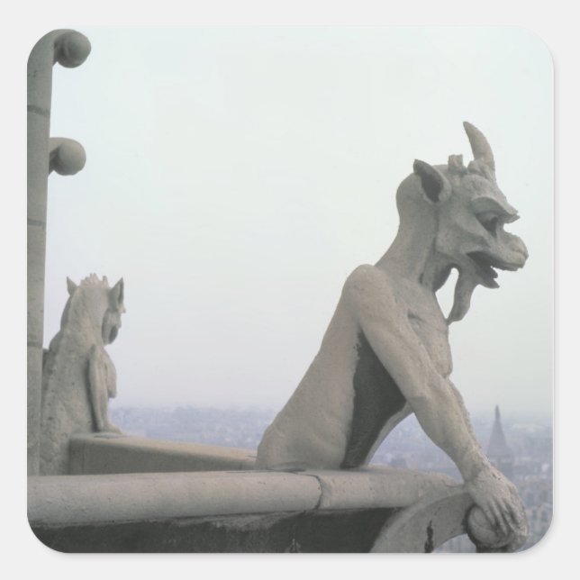 Gargoyle from the balustrade of the Grande Square Sticker (Front)