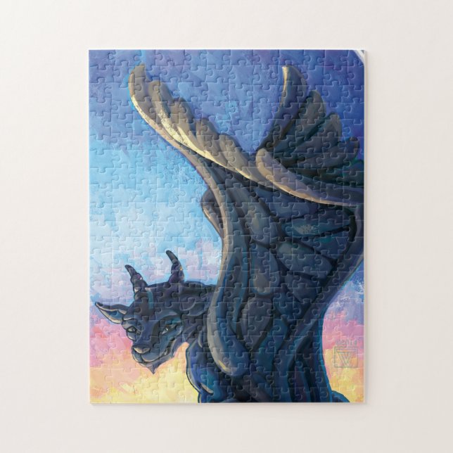 Gargoyle Guardian Jigsaw Puzzle (Vertical)