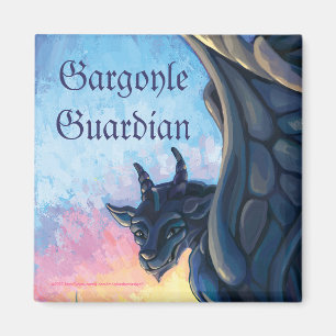 Gargoyle Guardian Magnet