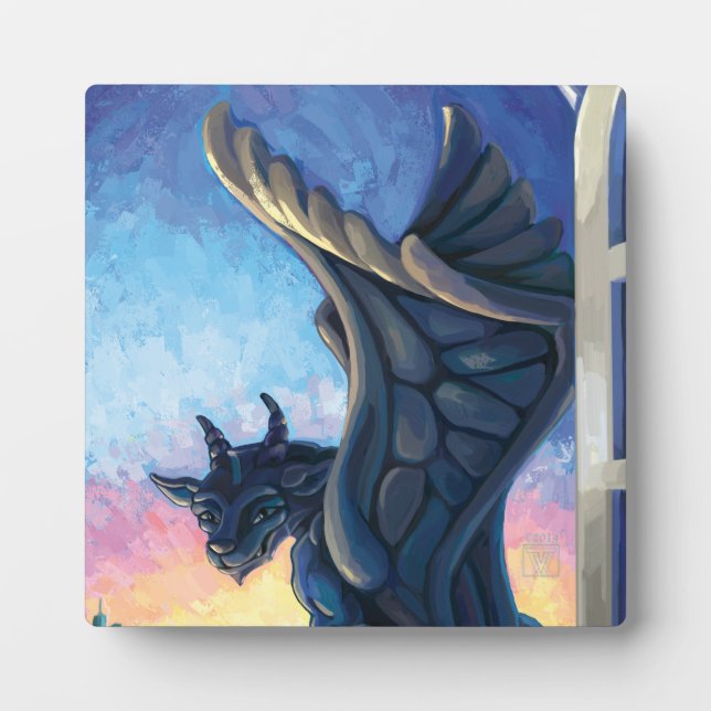 Gargoyle Guardian Plaque (Front)