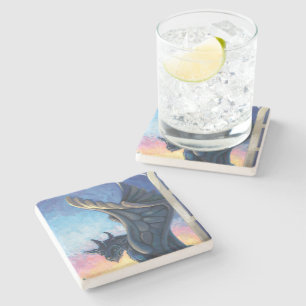 Gargoyle Guardian Stone Coaster