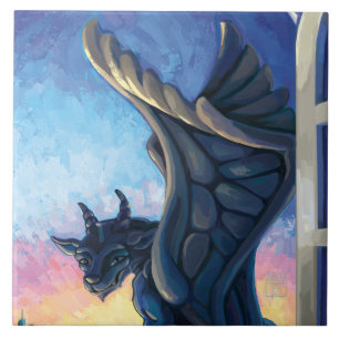 Gargoyle Guardian Tile