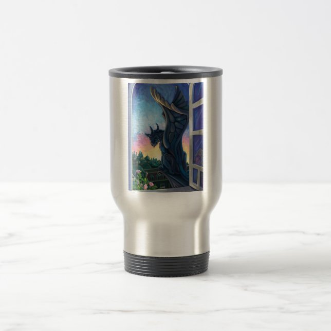 Gargoyle Guardian Travel Mug (Center)