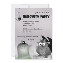 Gargoyle Halloween Party Invitation