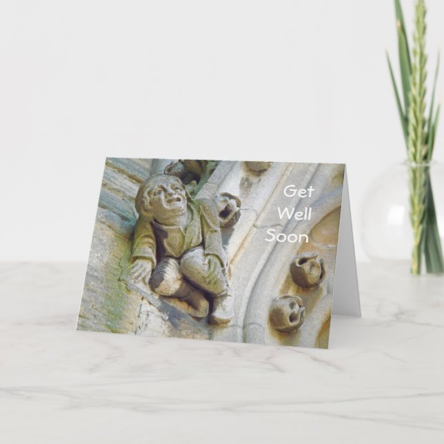 Gargoyle holding knee card (Front)