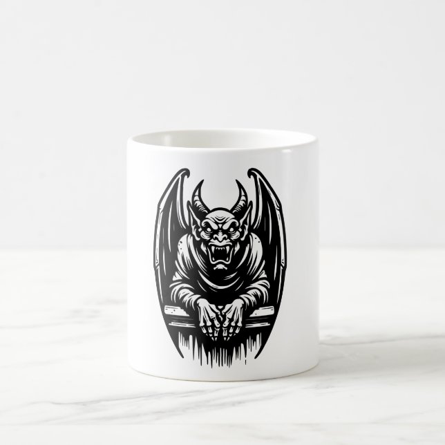 Gargoyle Illustration Mug (Center)