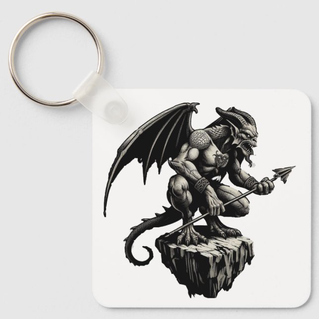 Gargoyle Key Ring (Front)