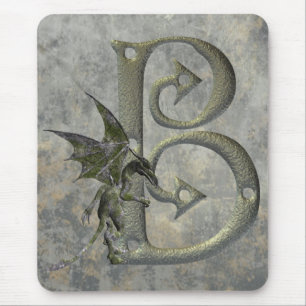Gargoyle Monogram B Mouse Pad