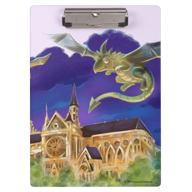 Gargoyle Notre Dame - Paris Clipboard  (Front)