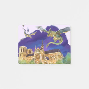 Gargoyle Notre Dame - Paris Notes 4" x 3"