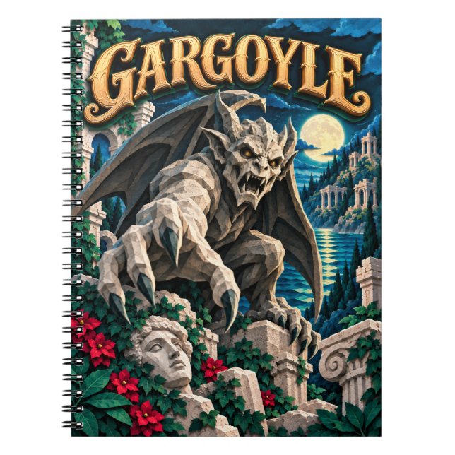 Gargoyle, Paper Cut Monster Notebook (Front)