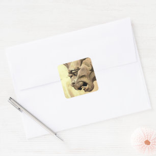 GARGOYLE SQUARE STICKER