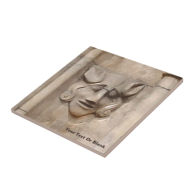 Gargoyle - St. Mary's - Beverley Ceramic Tile (Side)