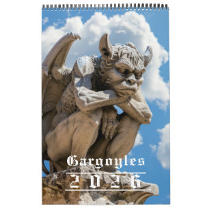 Gargoyles 2026 Calendar