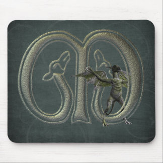 Gargoyles Monogram M Mouse Pad
